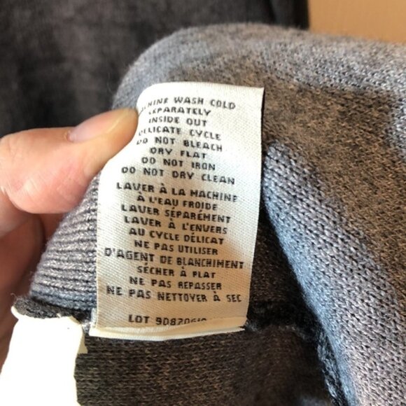 Catherine Malandrino Long Duster Cardigan Size Small Polyester Wool Blend - Picture 11 of 11